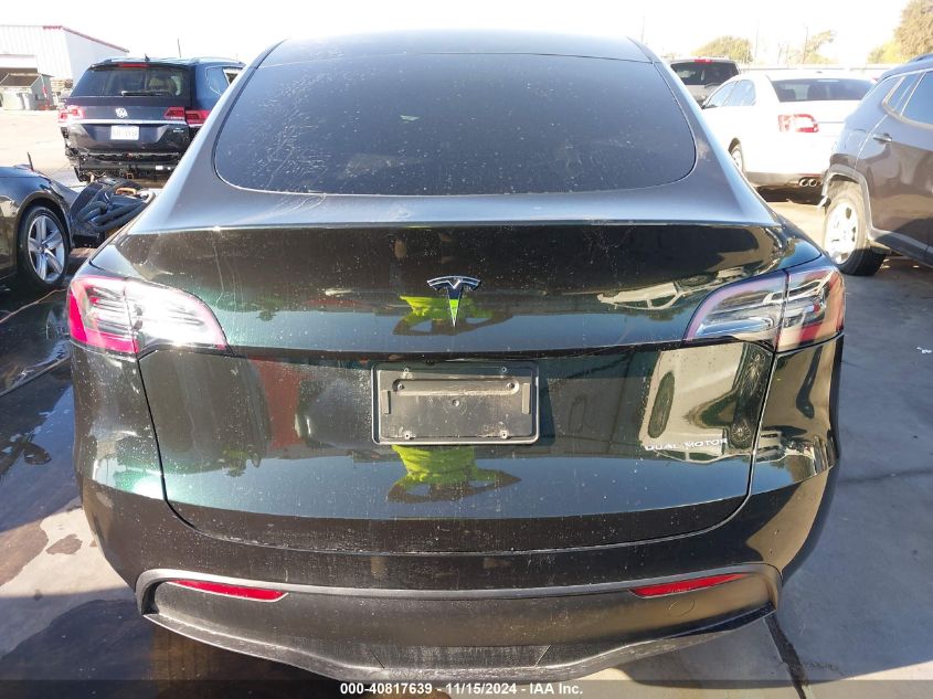 2023 Tesla Model Y Awd/Long Range Dual Motor All-Wheel Drive VIN: 7SAYGAEE4PF797666 Lot: 40817639