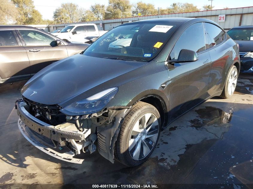 VIN 7SAYGAEE4PF797666 2023 Tesla Model Y, Awd/Long... no.2