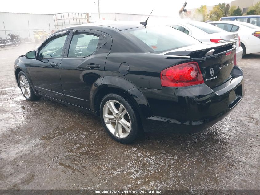 2012 Dodge Avenger Sxt Plus VIN: 1C3CDZEG9CN264602 Lot: 40817659