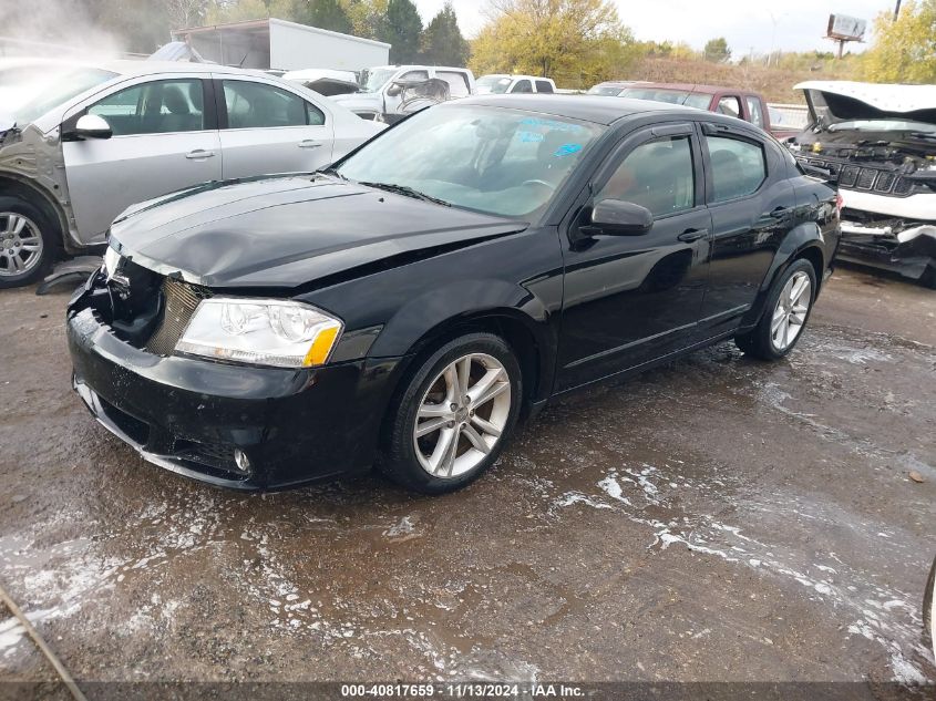 2012 Dodge Avenger Sxt Plus VIN: 1C3CDZEG9CN264602 Lot: 40817659