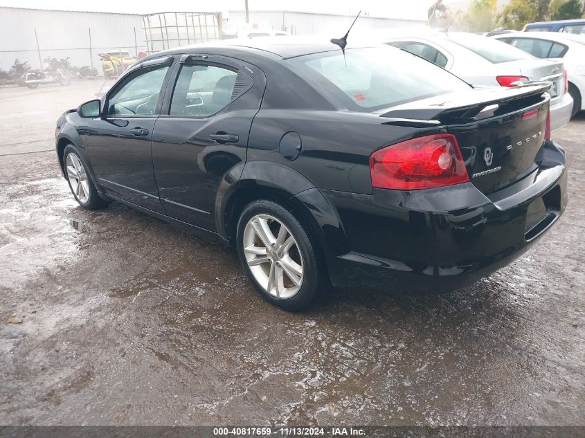 2012 Dodge Avenger Sxt Plus VIN: 1C3CDZEG9CN264602 Lot: 40817659