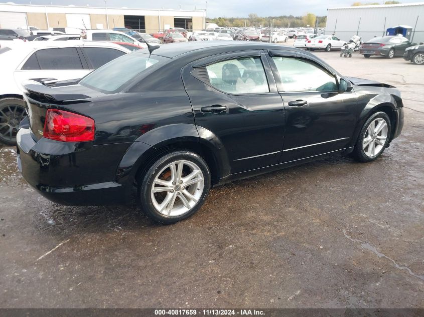 2012 Dodge Avenger Sxt Plus VIN: 1C3CDZEG9CN264602 Lot: 40817659