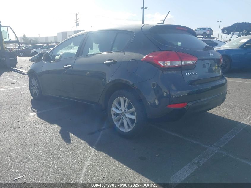 VIN KNAFK5A88H5671563 2017 KIA Forte, LX no.3