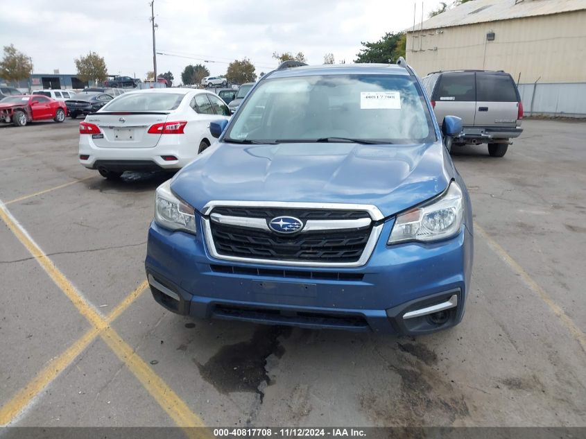 2017 Subaru Forester 2.5I Premium VIN: JF2SJAEC6HH438177 Lot: 40817708