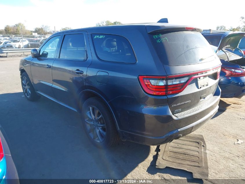 2016 Dodge Durango Sxt VIN: 1C4RDHAG5GC315083 Lot: 40817723