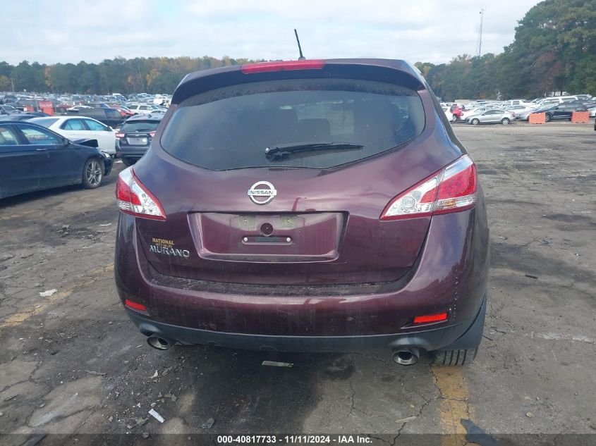 2013 Nissan Murano S VIN: JN8AZ1MU4DW210539 Lot: 40817733