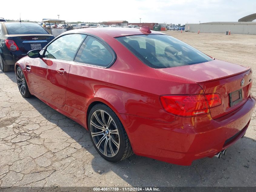 2011 BMW M3 VIN: WBSKG9C53BE368686 Lot: 40817759