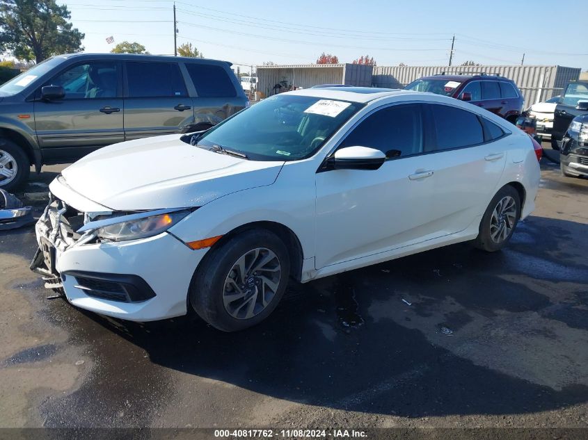 2018 Honda Civic Ex VIN: 2HGFC2F75JH509713 Lot: 40817762