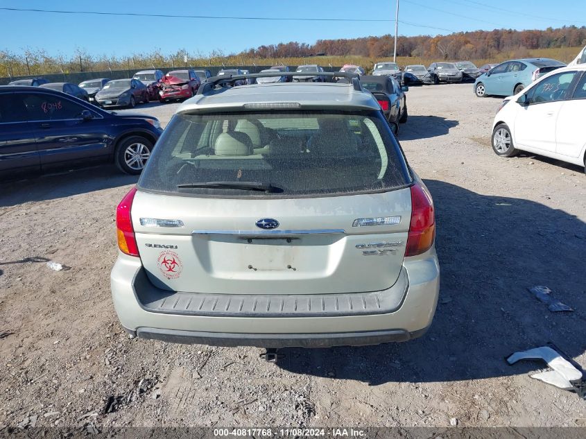 2005 Subaru Outback 2.5Xt Limited VIN: 4S4BP67C254346960 Lot: 40817768