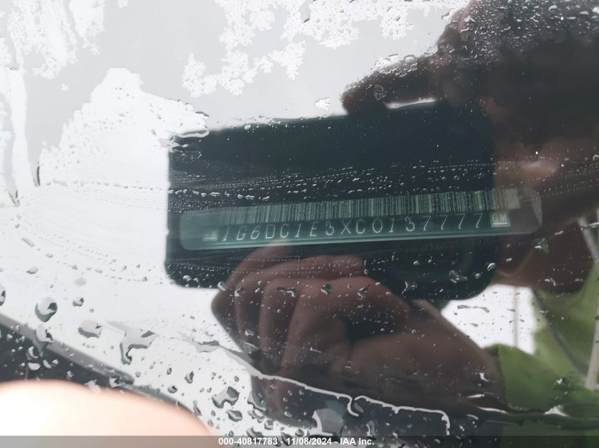 2012 Cadillac Cts Standard VIN: 1G6DC1E3XC0137777 Lot: 40817783