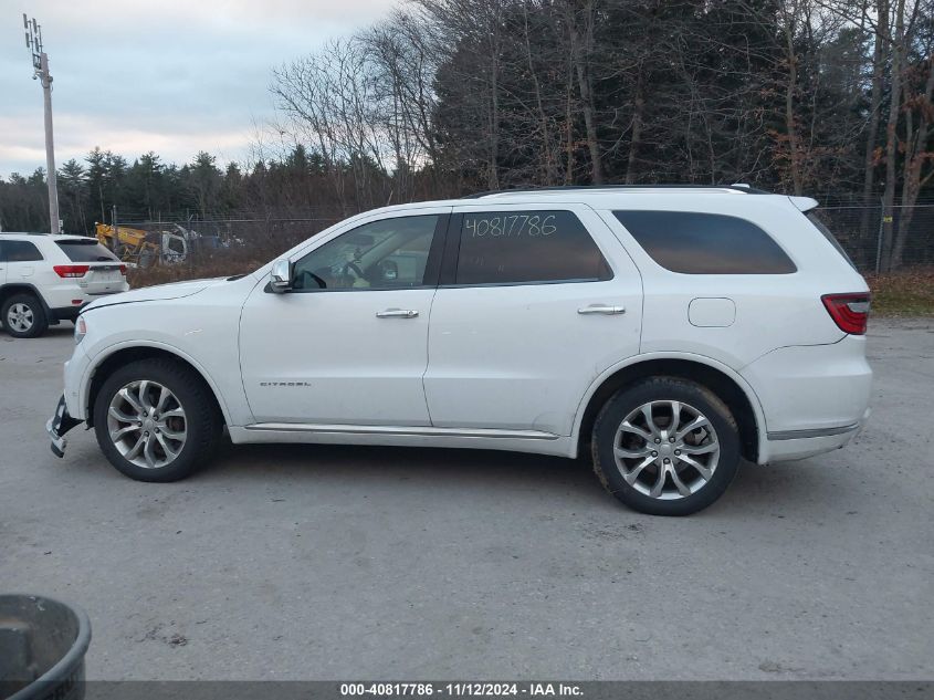 2018 Dodge Durango Citadel Awd VIN: 1C4SDJETXJC515240 Lot: 40817786