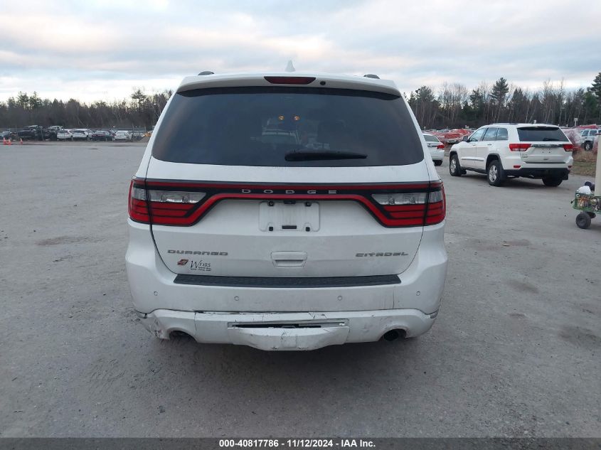 2018 Dodge Durango Citadel Awd VIN: 1C4SDJETXJC515240 Lot: 40817786