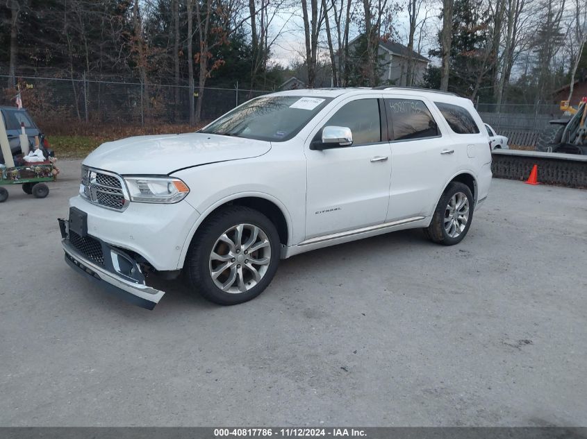 VIN 1C4SDJETXJC515240 2018 DODGE DURANGO no.2