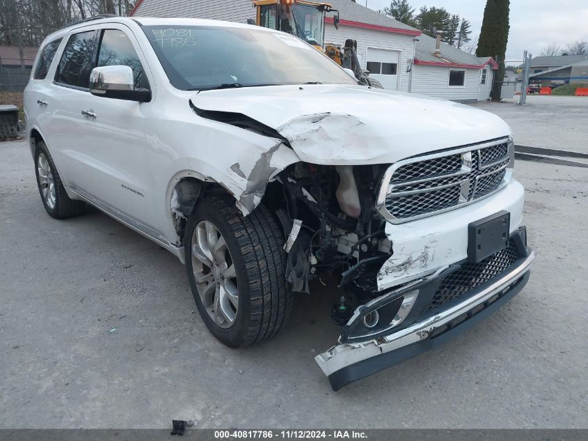 2018 Dodge Durango Citadel Awd VIN: 1C4SDJETXJC515240 Lot: 40817786