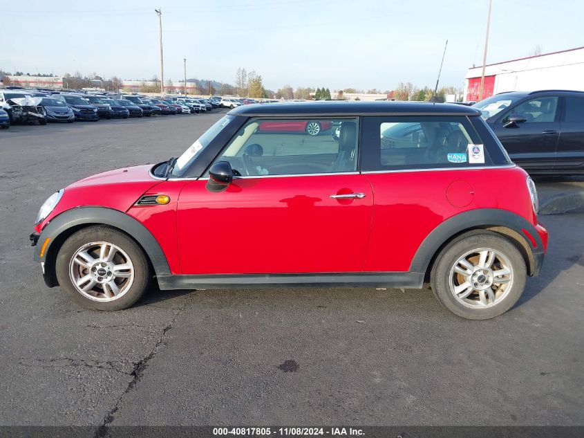 2012 Mini Cooper VIN: WMWSU3C55CT257760 Lot: 40817805