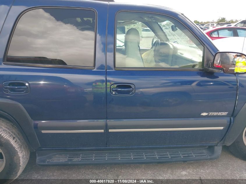 2003 Chevrolet Tahoe Lt VIN: 1GNEC13Z83J296663 Lot: 40817820