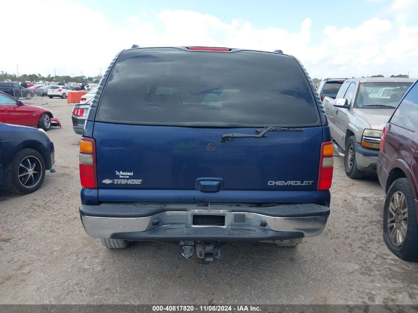 2003 Chevrolet Tahoe Lt VIN: 1GNEC13Z83J296663 Lot: 40817820