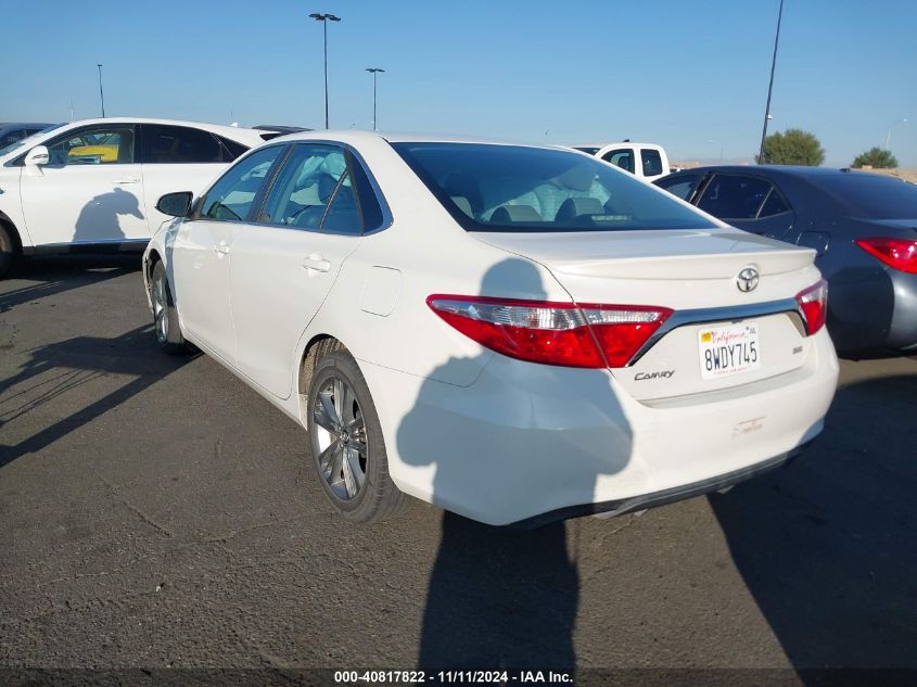 2017 Toyota Camry Se VIN: 4T1BF1FK4HU449302 Lot: 40817822