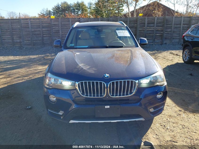 2017 BMW X3 xDrive28I VIN: 5UXWX9C32H0T24643 Lot: 40817874