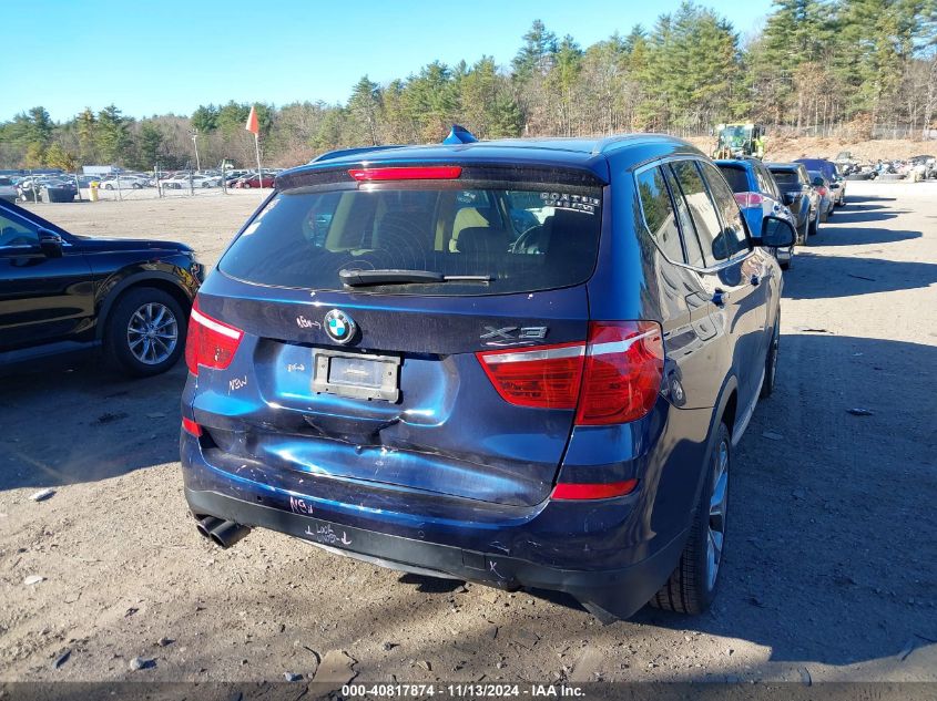 2017 BMW X3 xDrive28I VIN: 5UXWX9C32H0T24643 Lot: 40817874