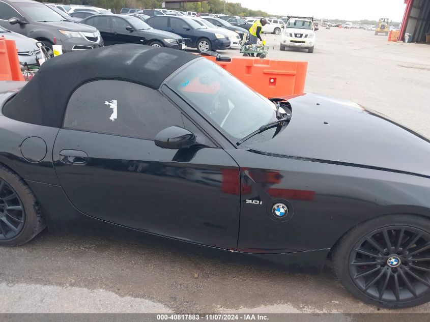 2007 BMW Z4 3.0I VIN: 4USBU33587LW73045 Lot: 40817883