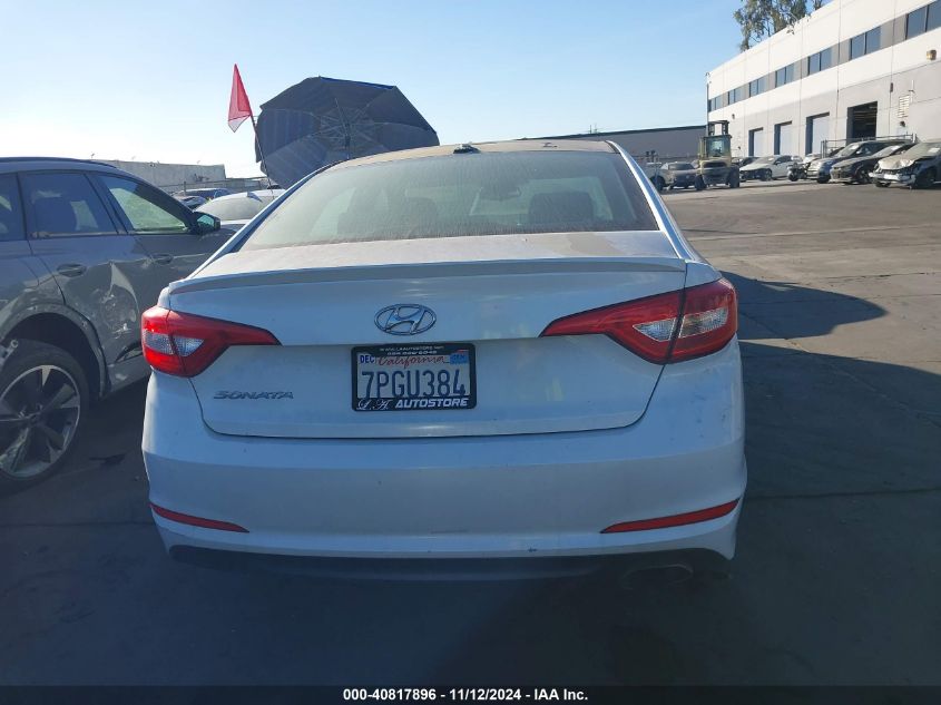 2016 Hyundai Sonata Se VIN: 5NPE24AF6GH300309 Lot: 40817896