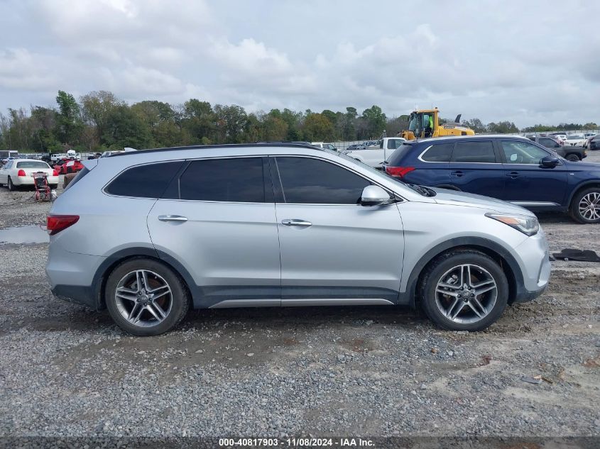 2018 Hyundai Santa Fe Limited Ultimate VIN: KM8SR4HF2JU289158 Lot: 40817903