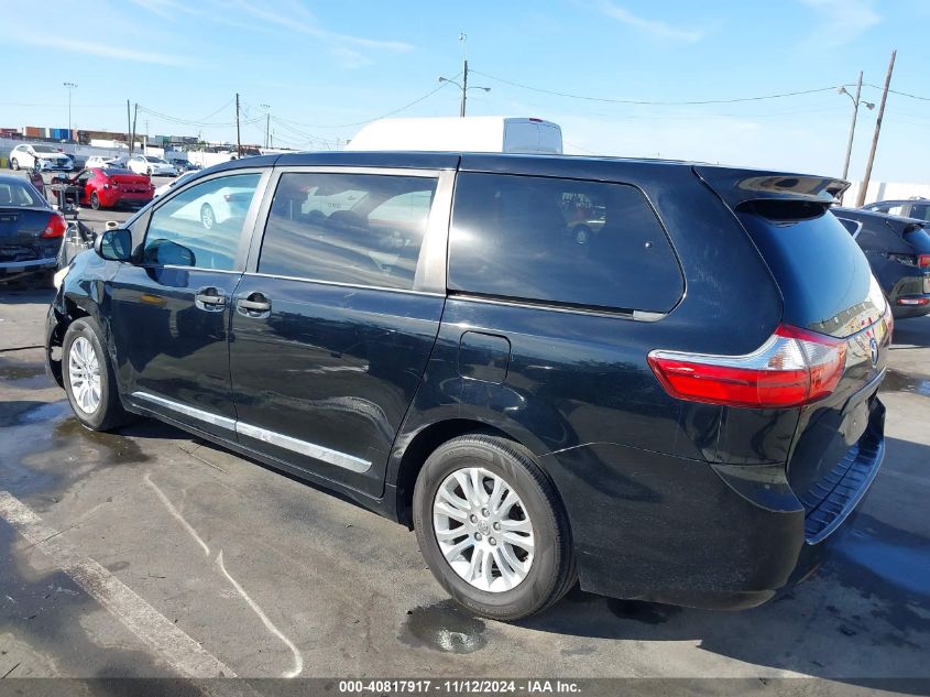 VIN 5TDZK3DC9FS549869 2015 TOYOTA SIENNA no.3