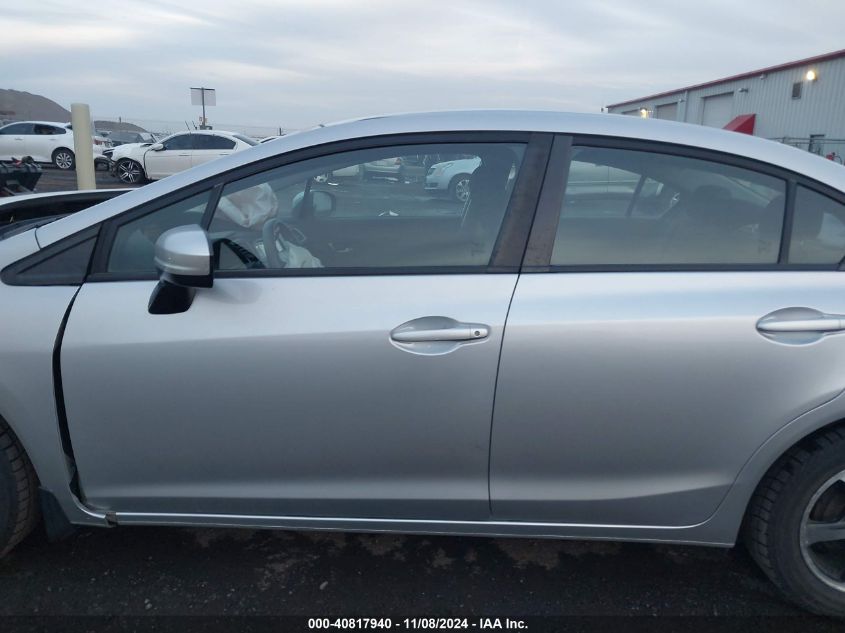 2015 Honda Civic Se VIN: 2HGFB2F7XFH519759 Lot: 40817940