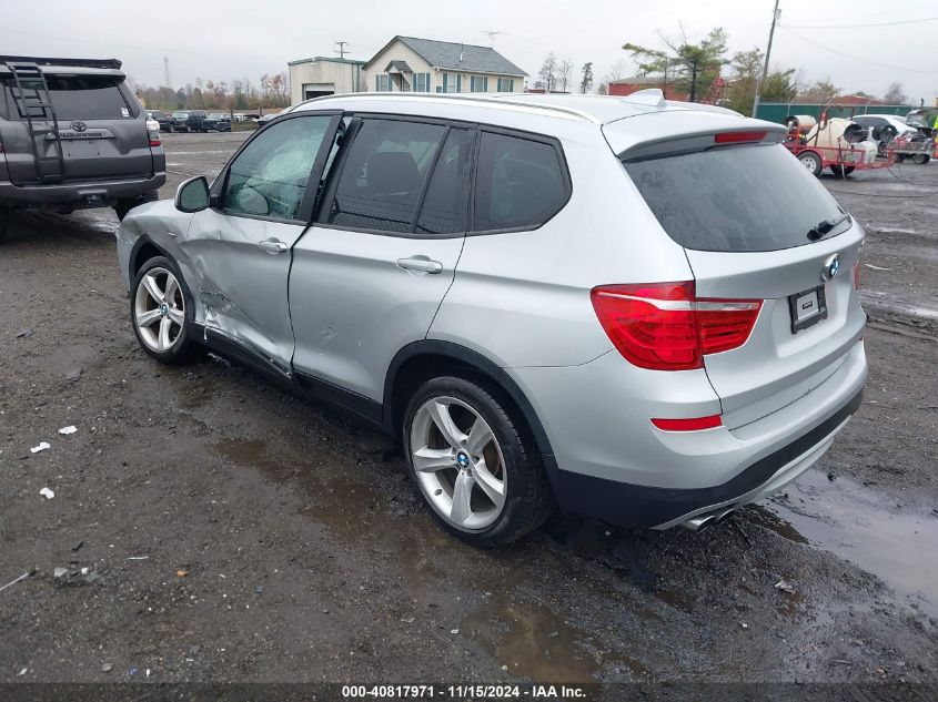 2017 BMW X3 XDRIVE28I - 5UXWX9C31H0W76497