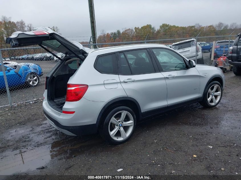 2017 BMW X3 XDRIVE28I - 5UXWX9C31H0W76497