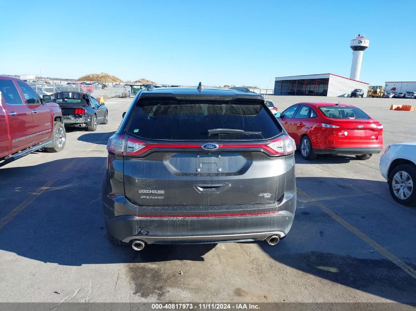 2017 Ford Edge Sel VIN: 2FMPK4J89HBB27324 Lot: 40817973