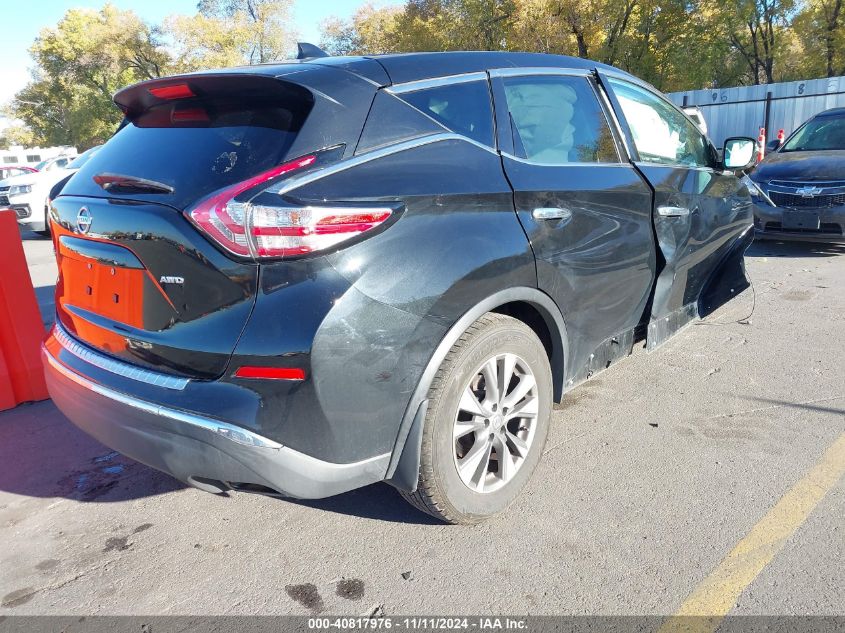 2016 Nissan Murano S VIN: 5N1AZ2MH5GN151897 Lot: 40817976