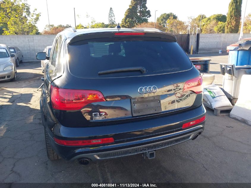 2012 Audi Q7 3.0T S Line Prestige VIN: WA1DGAFEXCD002335 Lot: 40818041