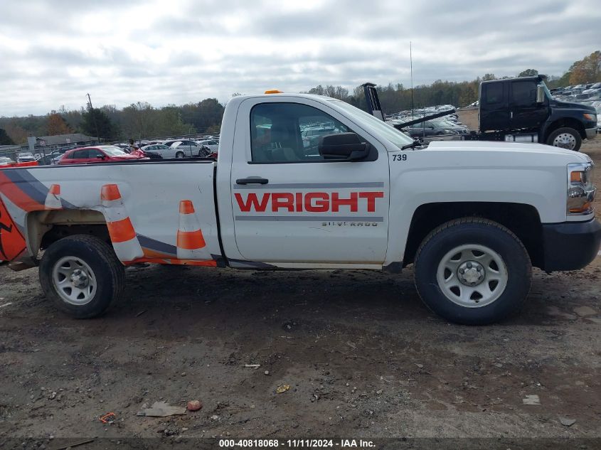 2018 Chevrolet Silverado 1500 Wt VIN: 1GCNCNEH0JZ287636 Lot: 40818068