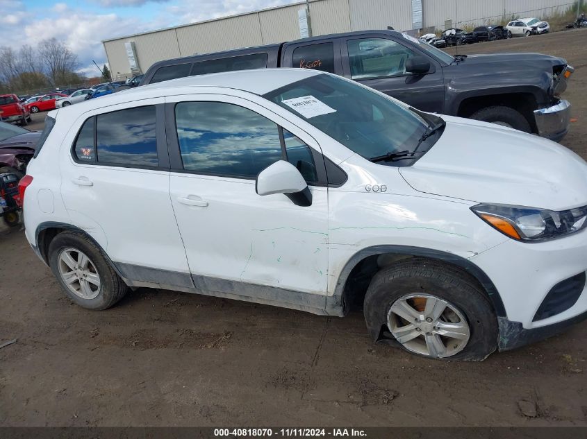 2020 Chevrolet Trax Fwd Ls VIN: KL7CJKSB9LB089013 Lot: 40818070