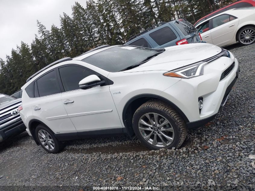 2017 Toyota Rav4 Hybrid Limited VIN: JTMDJREV3HD100265 Lot: 40818078