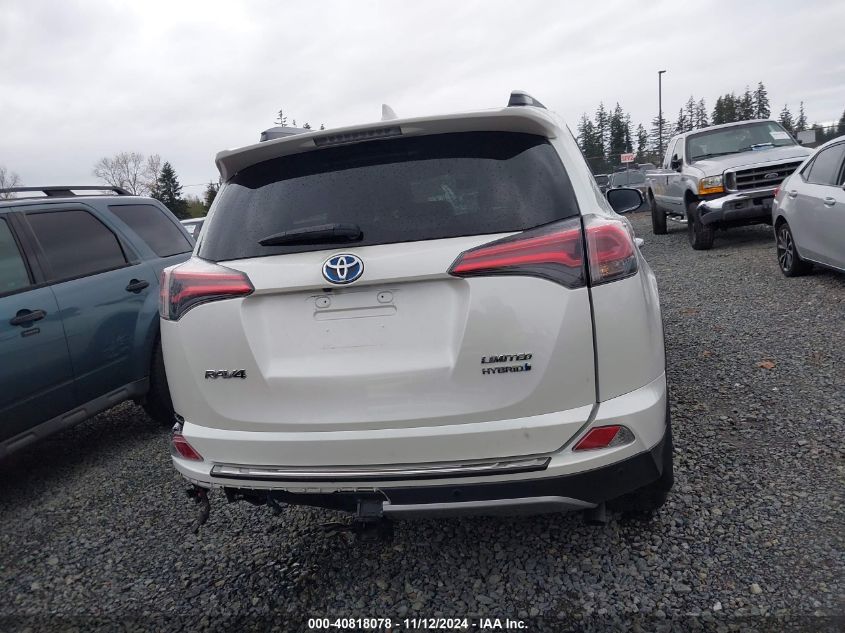 2017 Toyota Rav4 Hybrid Limited VIN: JTMDJREV3HD100265 Lot: 40818078