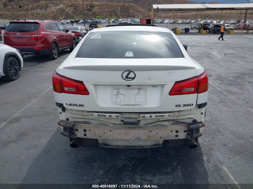 2006 Lexus Is 350 VIN: JTHBE262362006434 Lot: 40818097