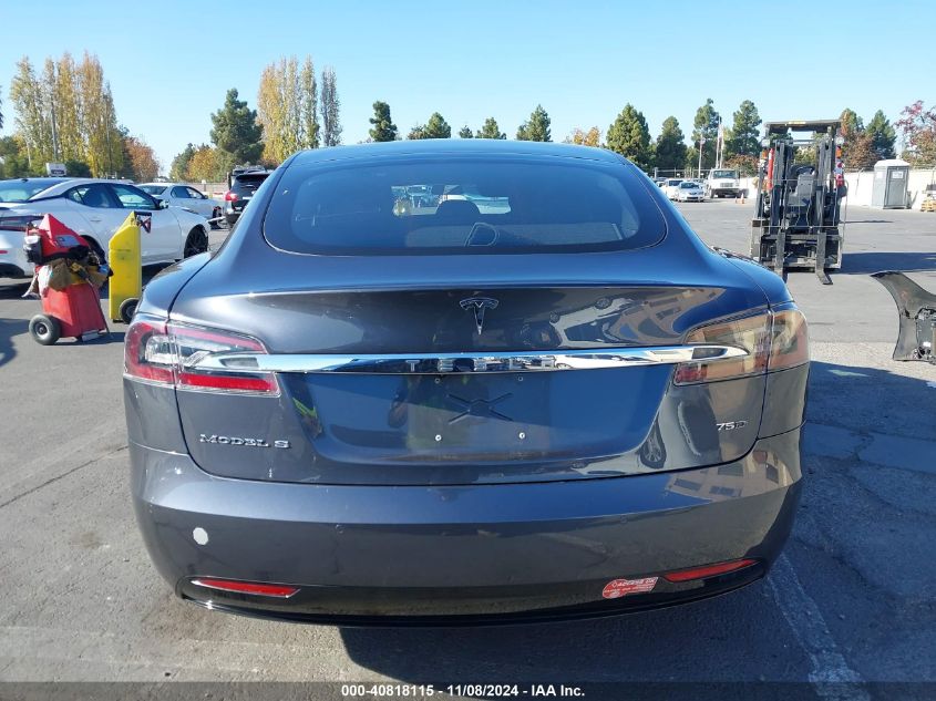 2017 Tesla Model S 100D/60D/75D/90D/P100D VIN: 5YJSA1E24HF209454 Lot: 40818115