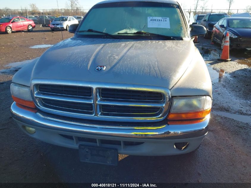 2000 Dodge Dakota Quad VIN: 1B7GL2AN2YS743173 Lot: 40818121