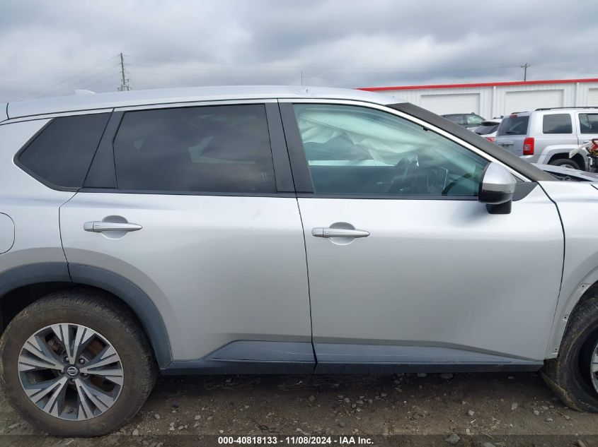 2022 Nissan Rogue Sv Intelligent Awd VIN: 5N1BT3BB1NC670268 Lot: 40818133