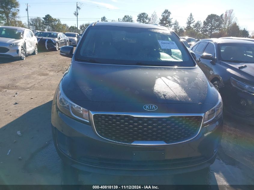 2018 Kia Sedona Lx VIN: KNDMB5C15J6395742 Lot: 40818139