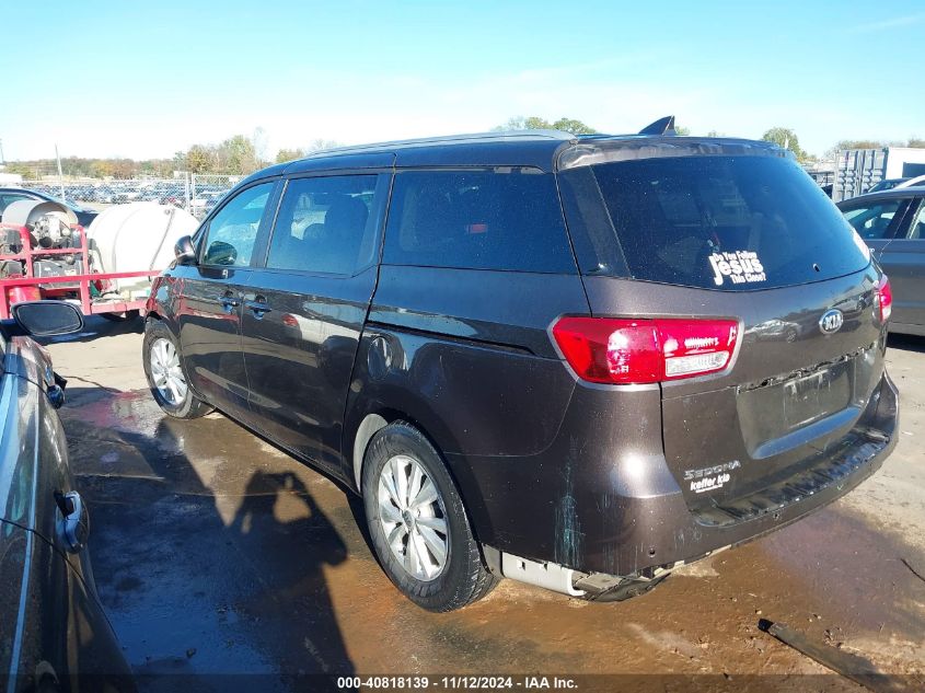 2018 Kia Sedona Lx VIN: KNDMB5C15J6395742 Lot: 40818139