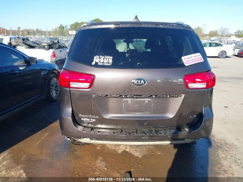 2018 Kia Sedona Lx VIN: KNDMB5C15J6395742 Lot: 40818139