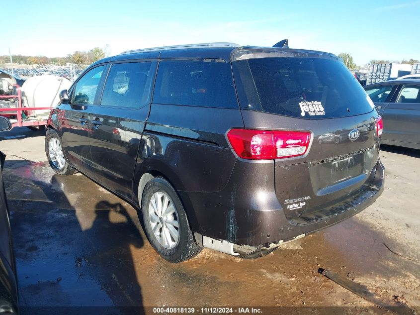 VIN KNDMB5C15J6395742 2018 KIA SEDONA no.3