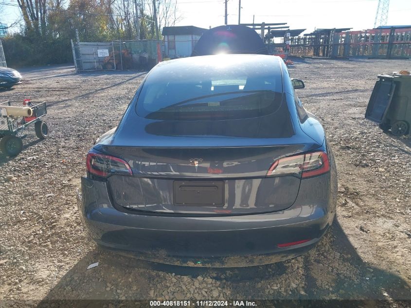 2023 Tesla Model 3 Rear-Wheel Drive VIN: 5YJ3E1EA3PF673642 Lot: 40818151