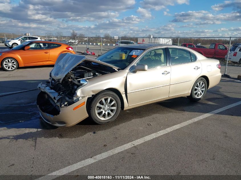 2003 Lexus Es 300 VIN: JTHBF30G130139627 Lot: 40818163