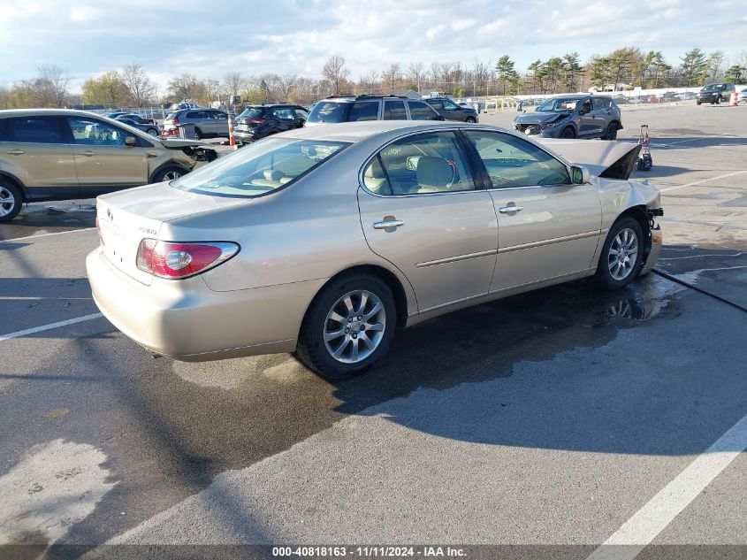 2003 Lexus Es 300 VIN: JTHBF30G130139627 Lot: 40818163