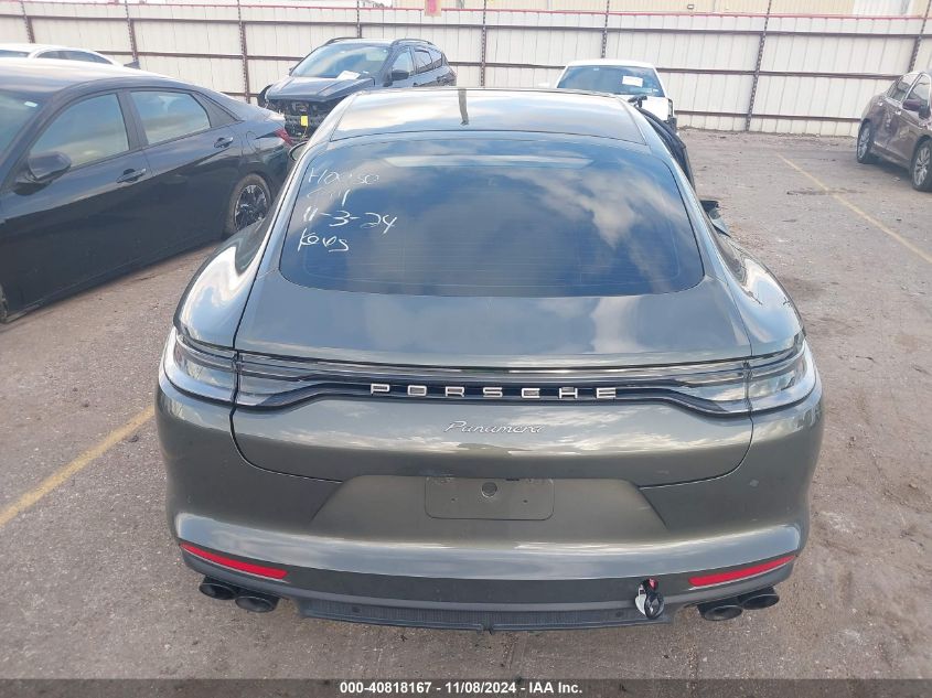 2023 PORSCHE PANAMERA VIN: WP0AJ2A72PL101140